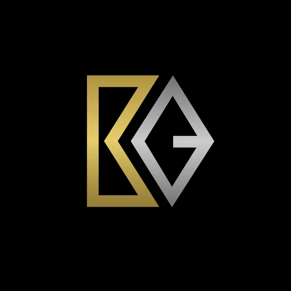 BQ dopisy logo — Stockový vektor