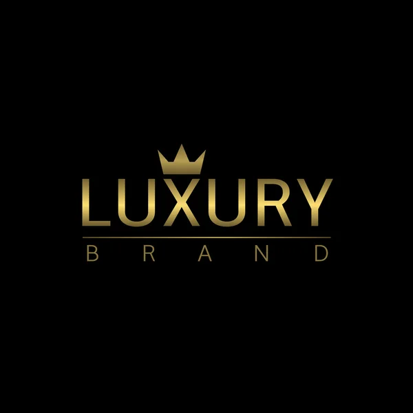 Luxury brand label — Stock Vector