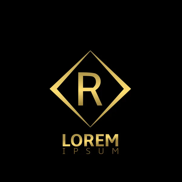 R logotipo da letra —  Vetores de Stock