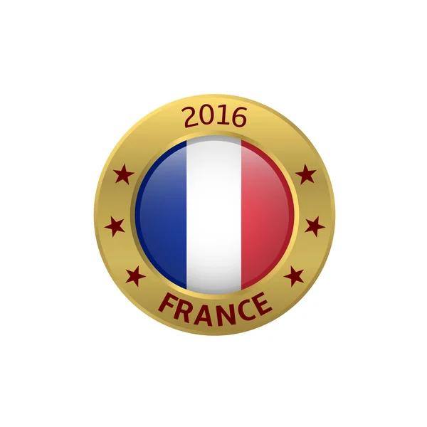 France 2016 label — Stock Vector