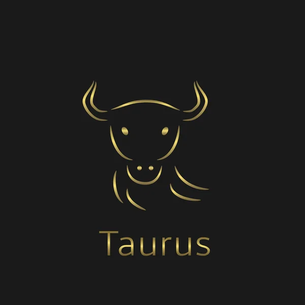 Taurus Zodiac sign — Stock Vector