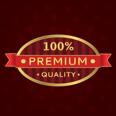 premium kalite etiketi