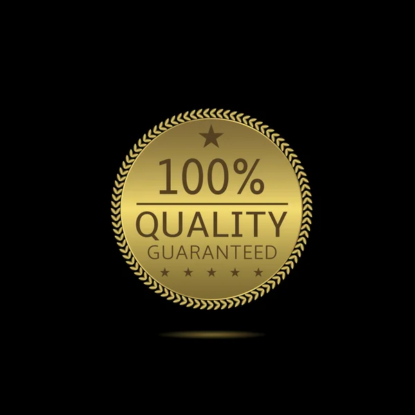 Etiqueta de calidad garantizada — Vector de stock
