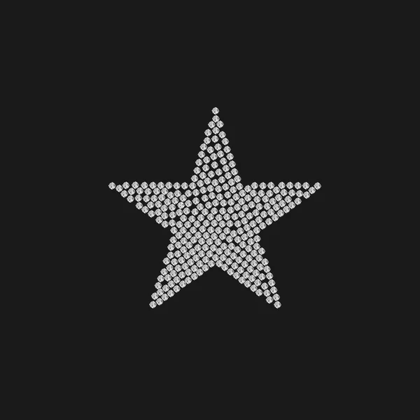 Алмази розкіш зірка — стоковий вектор