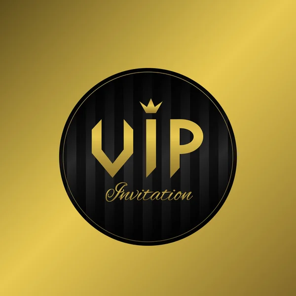 VIP inbjudningskort — Stock vektor