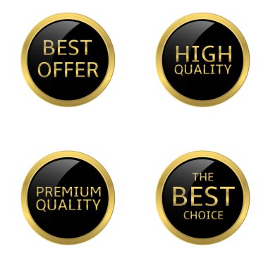 Altın etiket kümesi