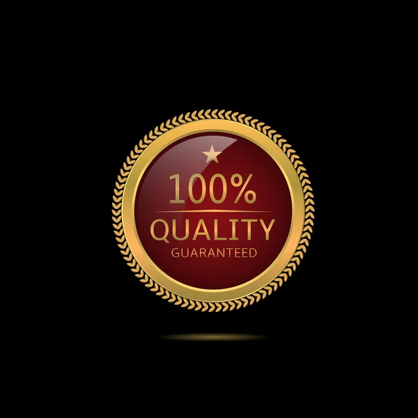 Quality guaranteed label — Stock Vector