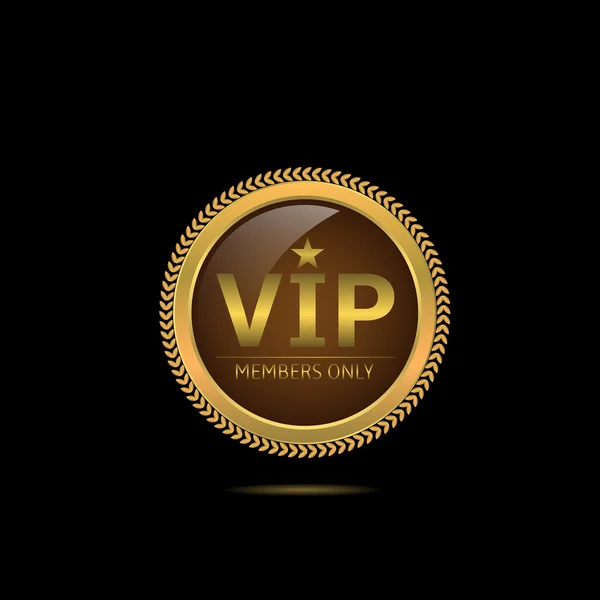 Gouden VIP-label — Stockvector