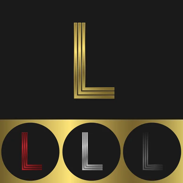 L lettre logo — Image vectorielle