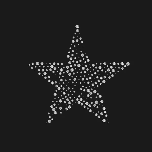 Diamants étoile de luxe — Image vectorielle