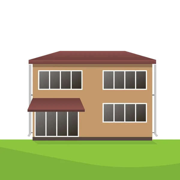 Vektor Illustration des Hauses — Stockvektor