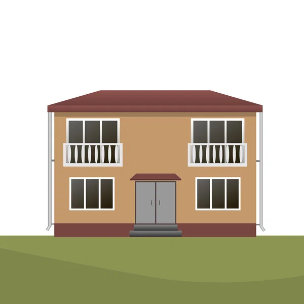 Vectorillustratie van huis — Stockvector