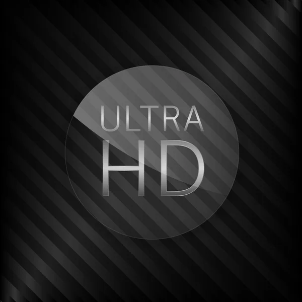 Ultra Hd teken — Stockvector
