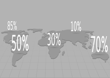 Dünya harita infographics