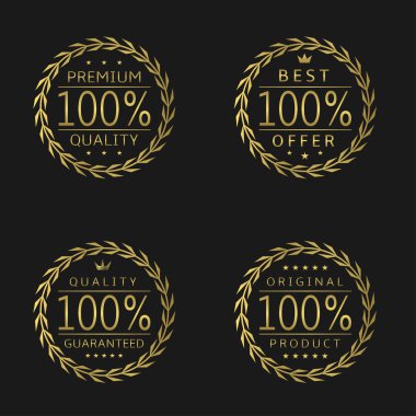 Altın etiket kümesi