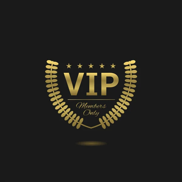 Gouden VIP-label — Stockvector