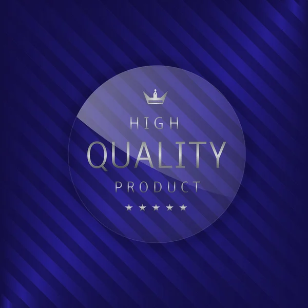 Etiqueta de alta calidad — Vector de stock