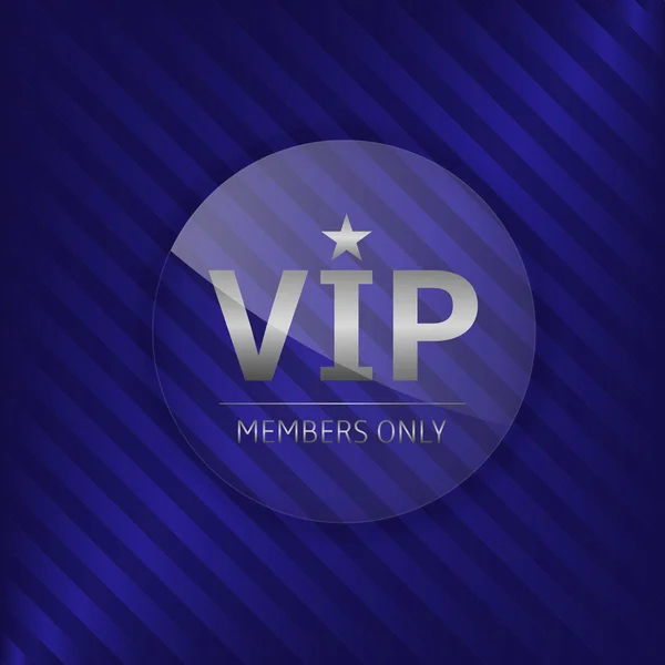 VIP-leden enige etiket — Stockvector