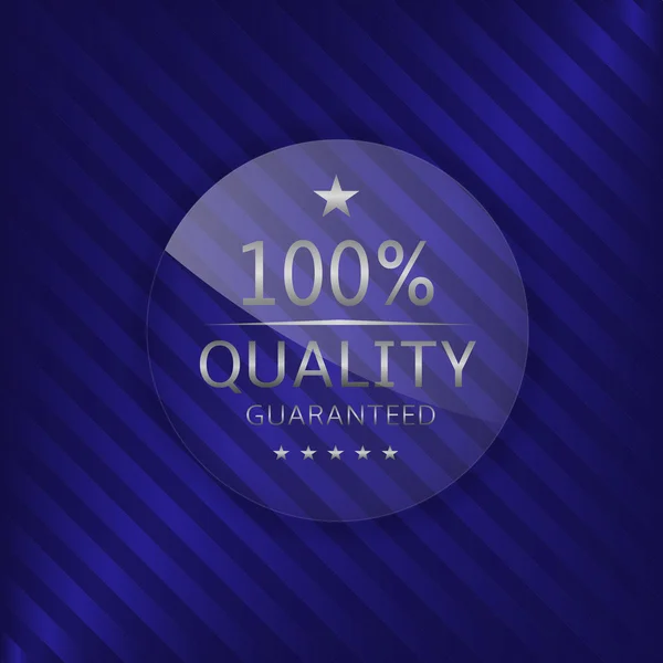 Etiqueta de calidad garantizada — Vector de stock