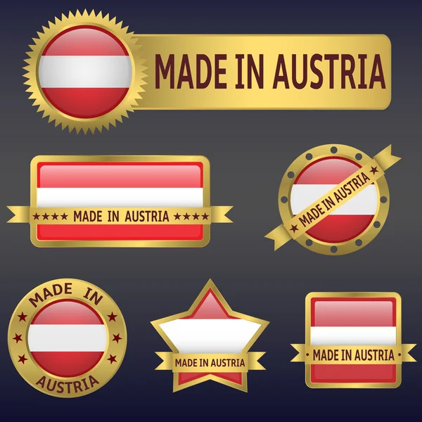 Παραγόμενου στην Αυστρία — Διανυσματικό Αρχείο