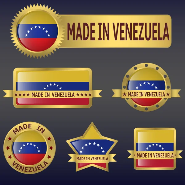 I venezuelaベネズエラで行われました。 — ストックベクタ