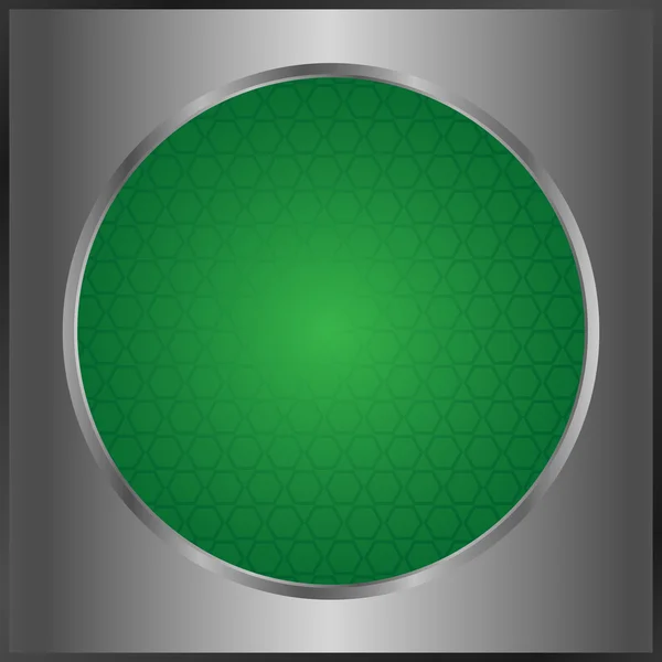 Botão verde — Vetor de Stock