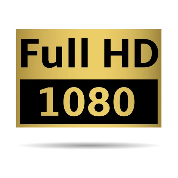 Fullständig hd — Stock vektor