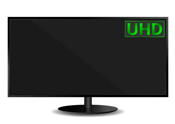 Ultra-nagy felbontású televízió — Stock Vector