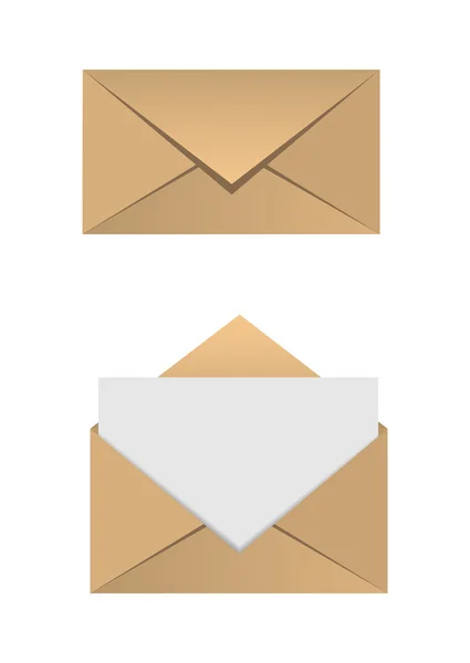 Jeu d'enveloppes — Image vectorielle