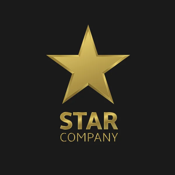 Logotipo estrela — Vetor de Stock