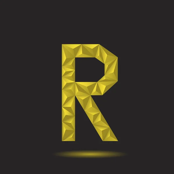 Letter R — Stock Vector