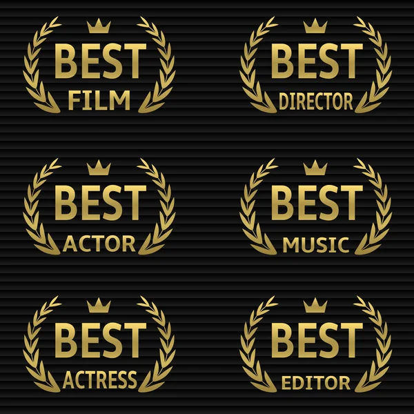 Best Film Award — Stock Vector