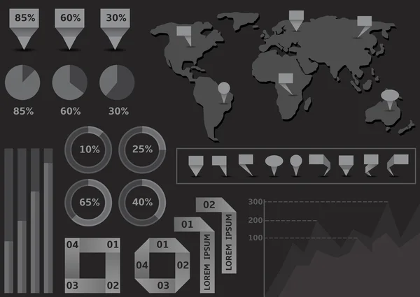 Infografische elementen — Stockvector