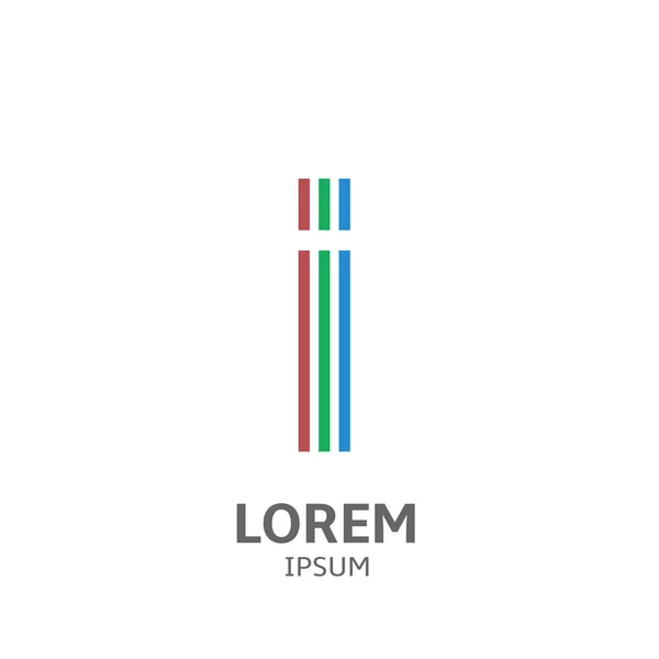 Lorem ipsum ik — Stockvector