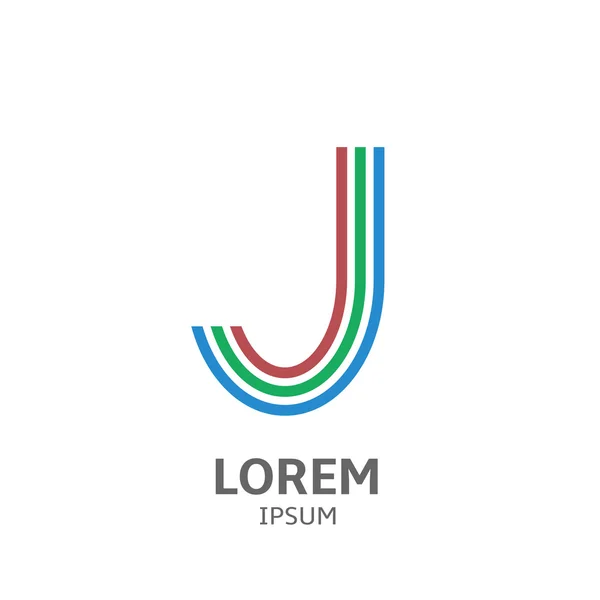 Lorem Ipsum J — Stok Vektör