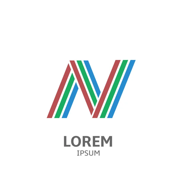 LOREM ipsum N — Stockvector