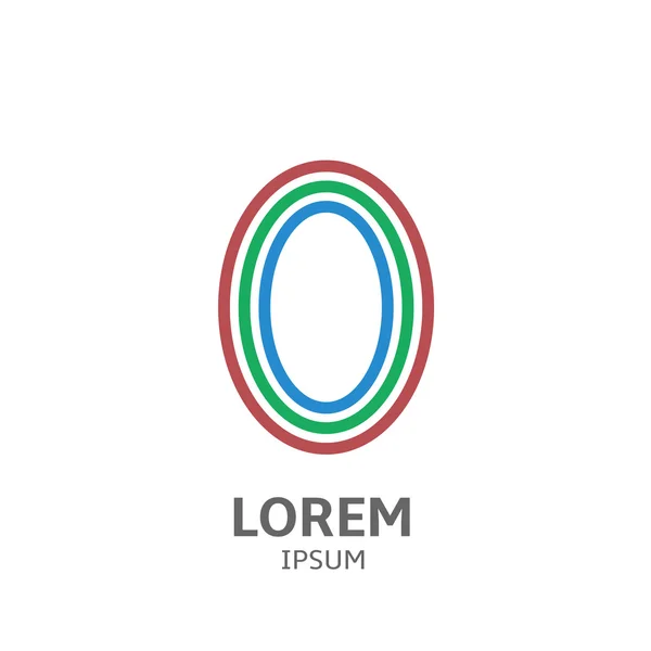 Lorem Ipsum O — Stok Vektör