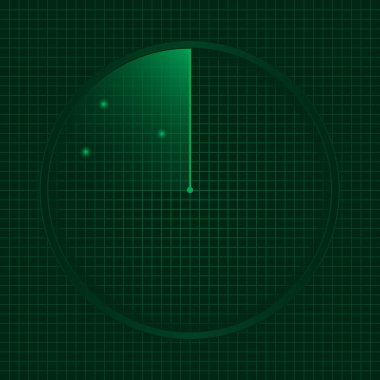 Yeşil radar ekranı
