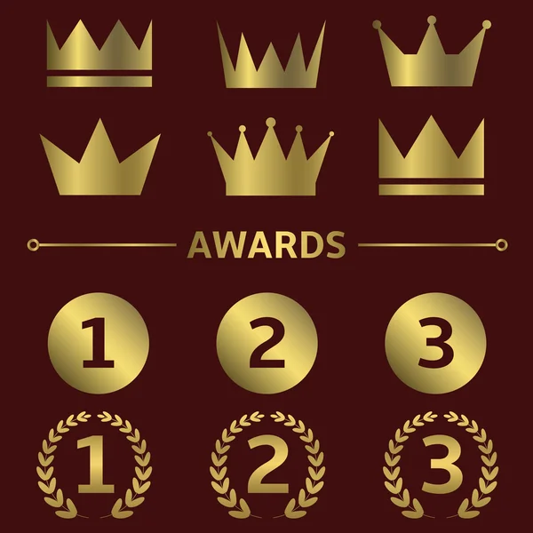 Award symbolen — Stockvector