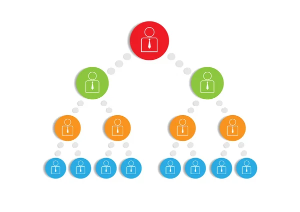 Gerarchia — Vettoriale Stock