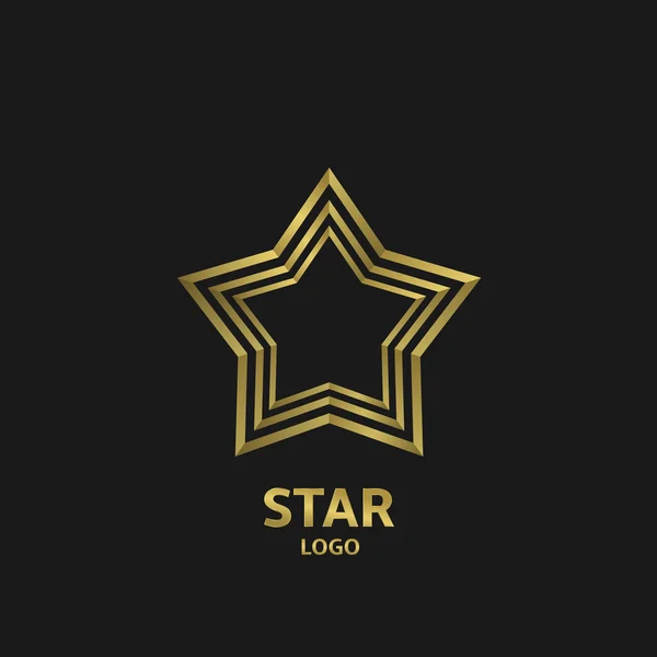 Logotipo estrela — Vetor de Stock