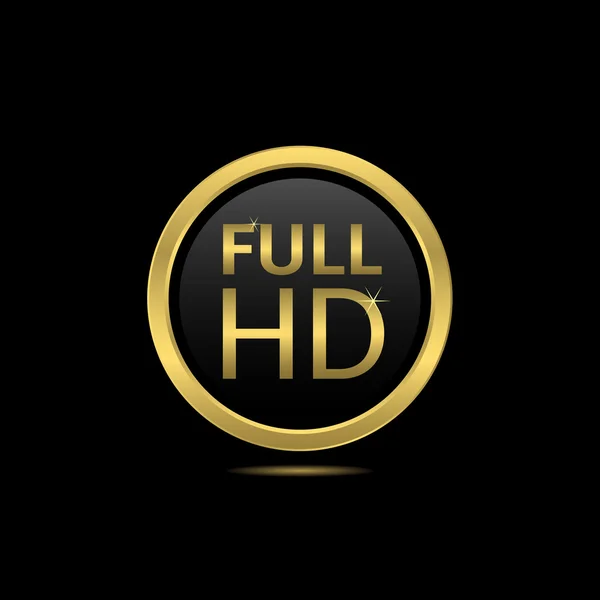 Fullständig hd — Stock vektor