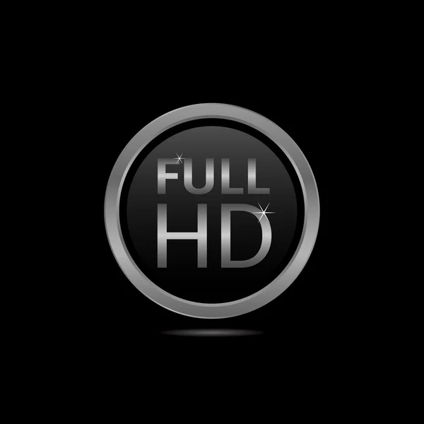 Full HD icono — Vector de stock