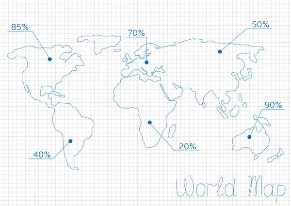 Infografik — Stockvektor