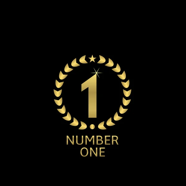 Number1 — Stock Vector