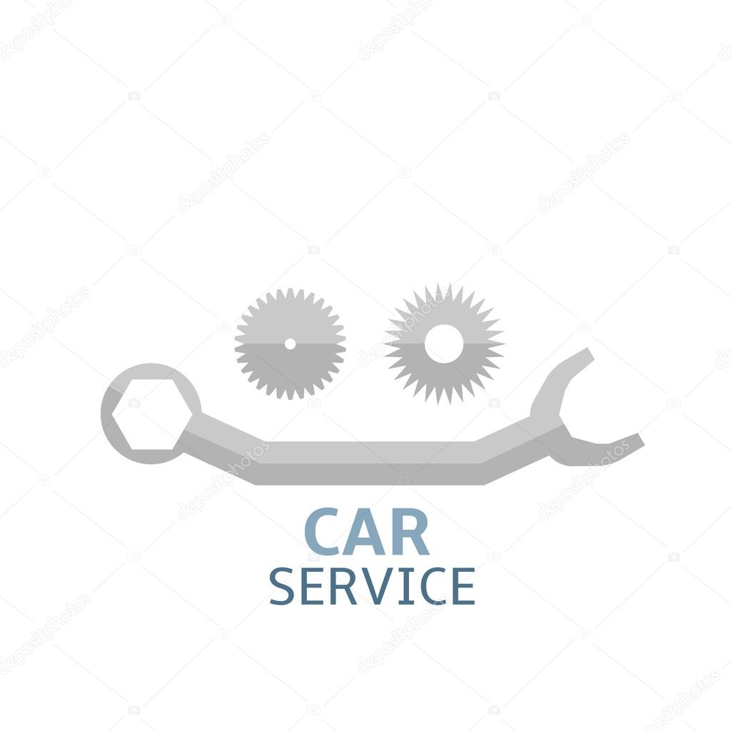 Car service icon logo for company. Vector illustration