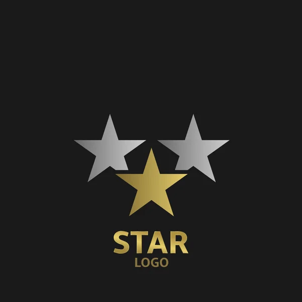 Logo stella — Vettoriale Stock