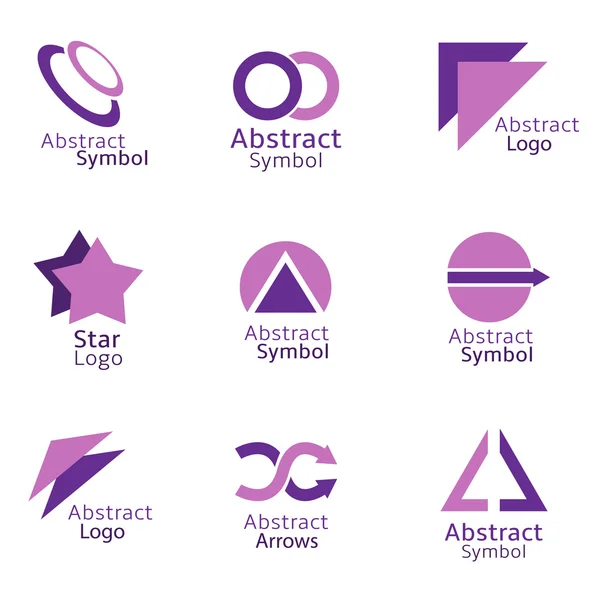 Abstract icons — Stock Vector