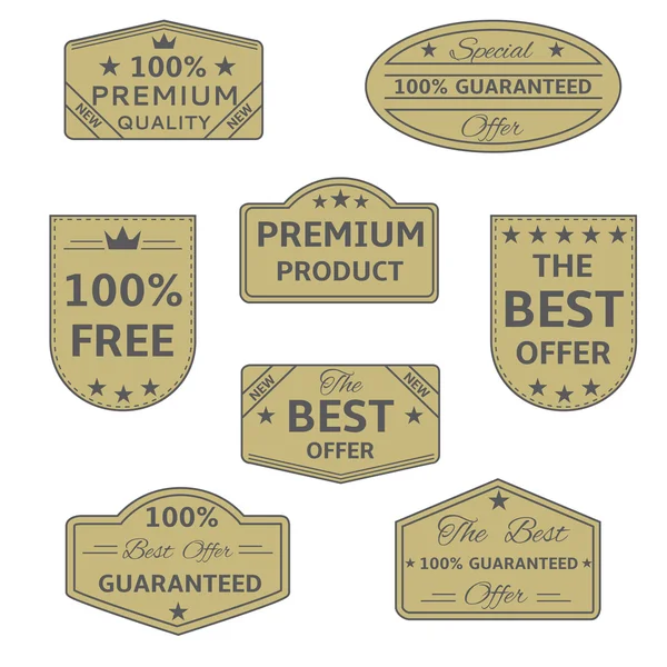 Best offer icons — Stock Vector