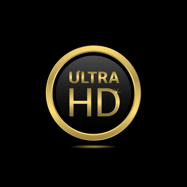 Ultra Hd εικονίδιο — Διανυσματικό Αρχείο